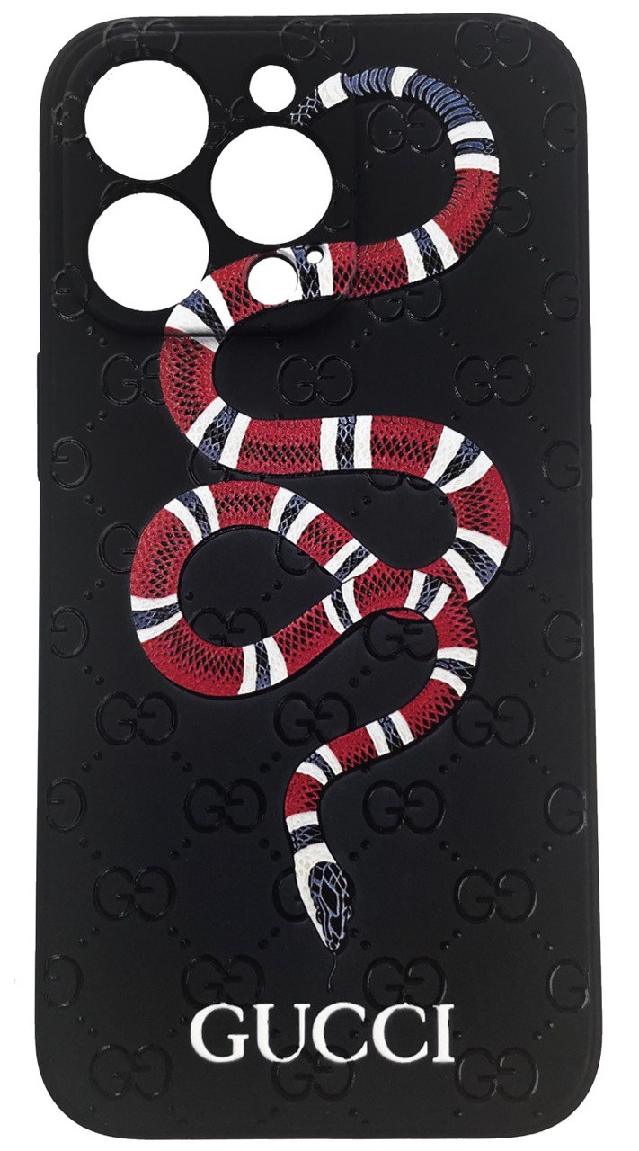 Чехол Fashn Snake для iPhone 13 Pro с принтом силиконовый